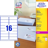 Адресные этикетки Avery Zweckform быстрого отклеивания QuickPEEL  99.1 x 33.9 mm (L7162-100)