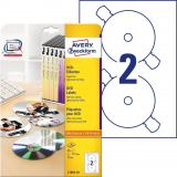 Этикетки Avery Zweckform для DVD супер-размер, Ø 117 мм (L7860-20)