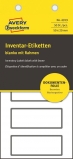 Неотклеивающиеся инвентарные этикетки Avery Zweckform, черная рамка 50 x 20 мм (6919)