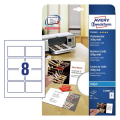 Визитные карточки Avery Zweckform Quick&Clean™, 220гр ,сатин 85 x 54 мм (C32096-10)