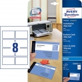 Двусторонние визитные карточки Quick&Clean™, матовые, 260гр 85 x 54 мм (C32015-10)