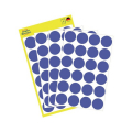 Этикетки-точки удаляемые, голубые Ø 18 мм, голубой, удаляемые Артикул 3596 В упаковке96 этикеток / 4 страниц