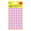 Этикетки-точки удаляемые, розовые Ø 8 мм, розовый, удаляемые Артикул 3594 В упаковке416 этикеток / 4 страниц